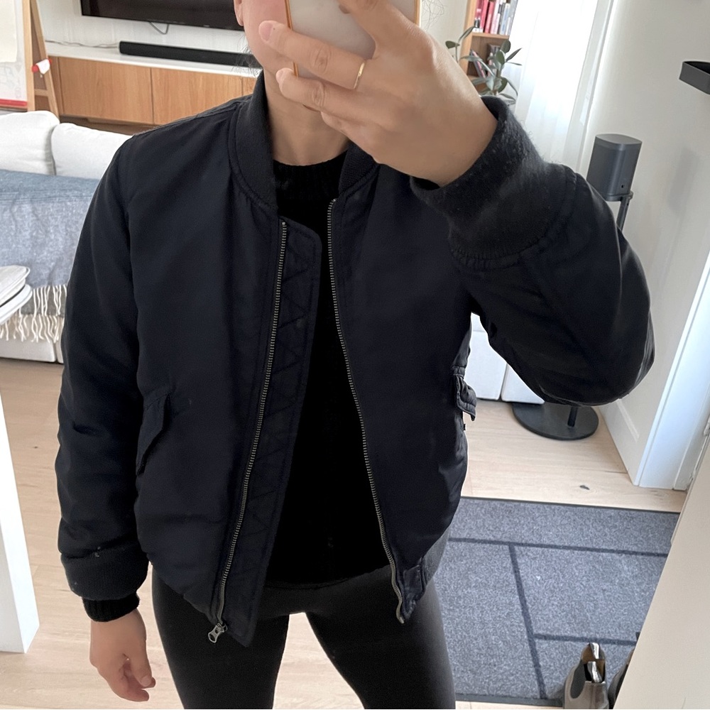 FREE with any purchase | Uniqlo Navy Bomber Aviator Jacket